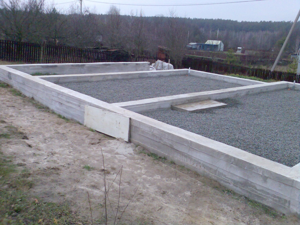 Фундамент под газобетон
