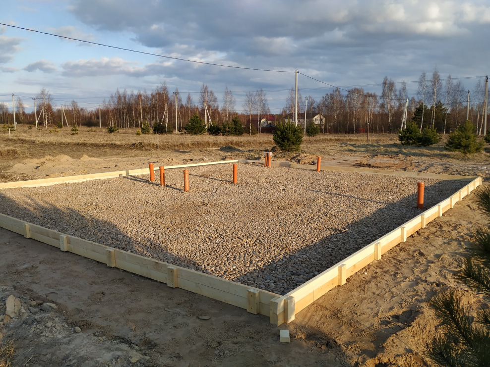 Плита фундаментная технология 200мм