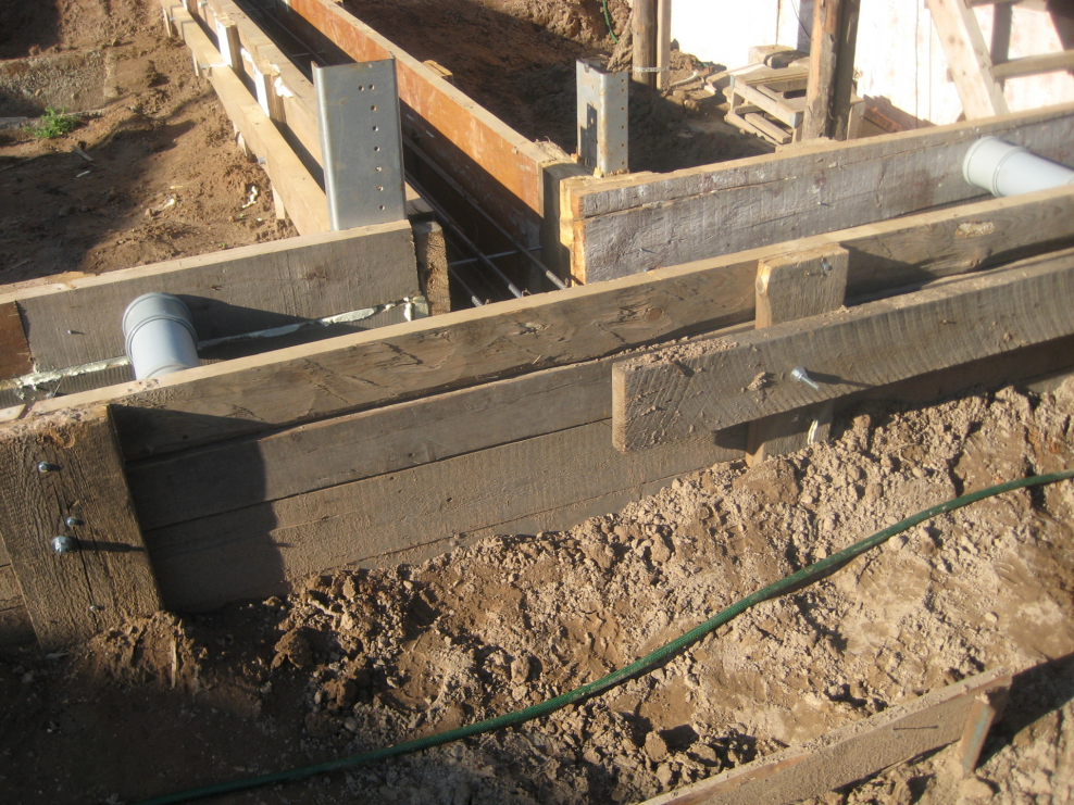 Деревянная опалубка для ленточного фундамента