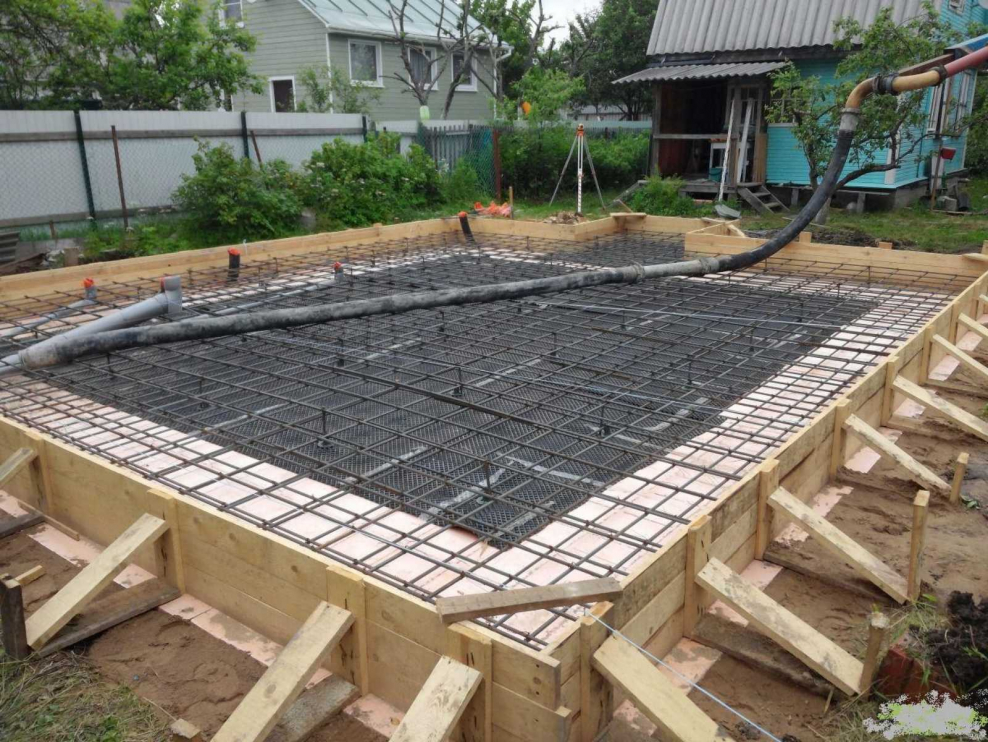 Заливаем фундамент