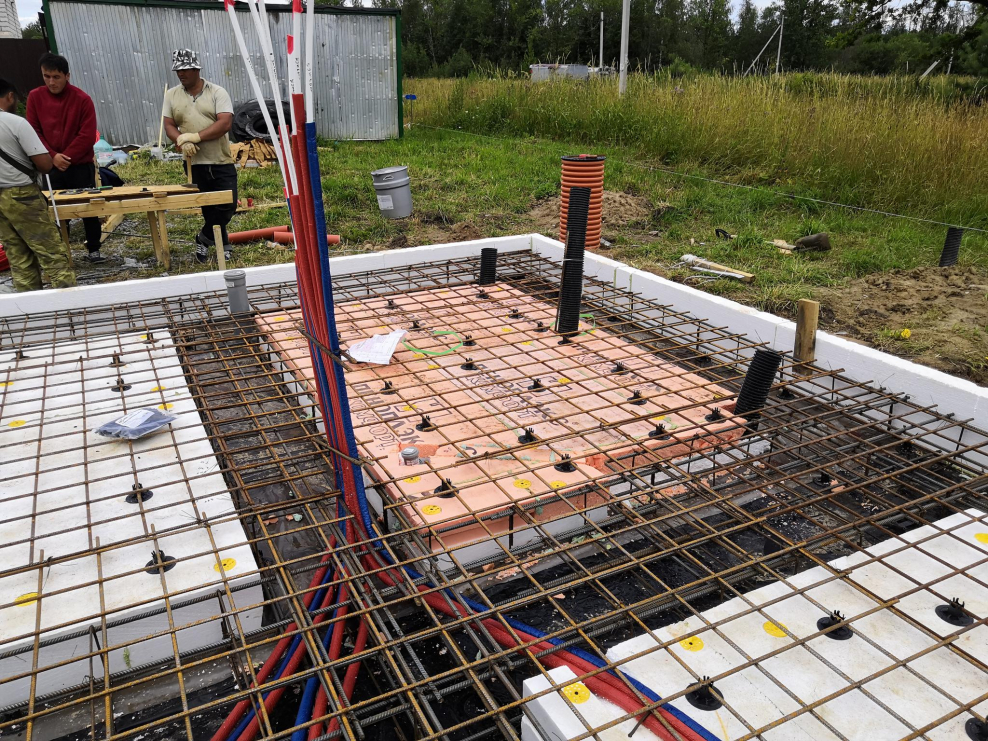 УШП плита фундамент