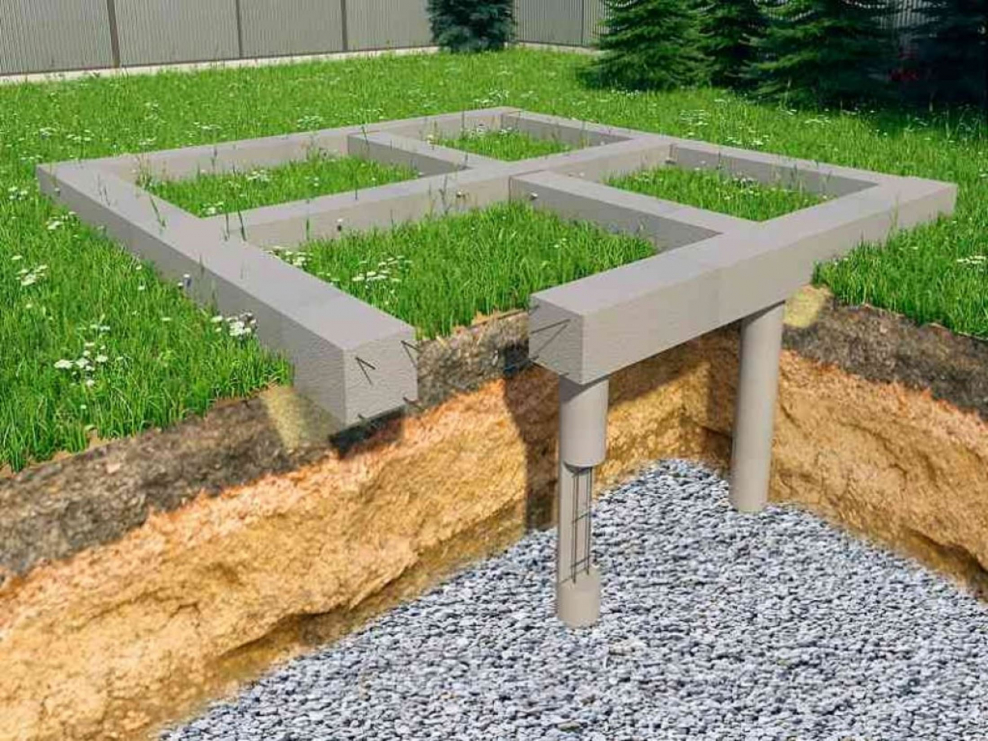 Сваеоросверкрвый фундамент