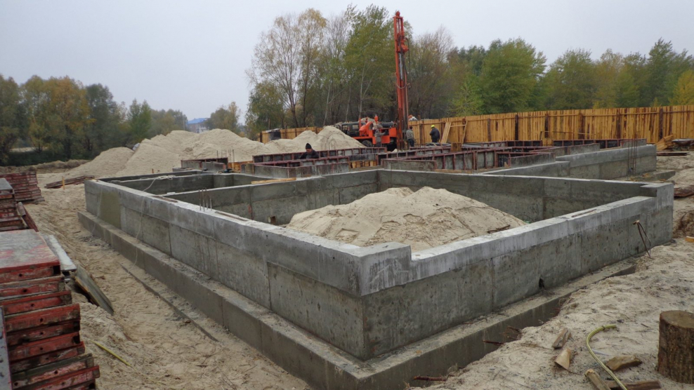 Фундамент ленточный 1200 мм