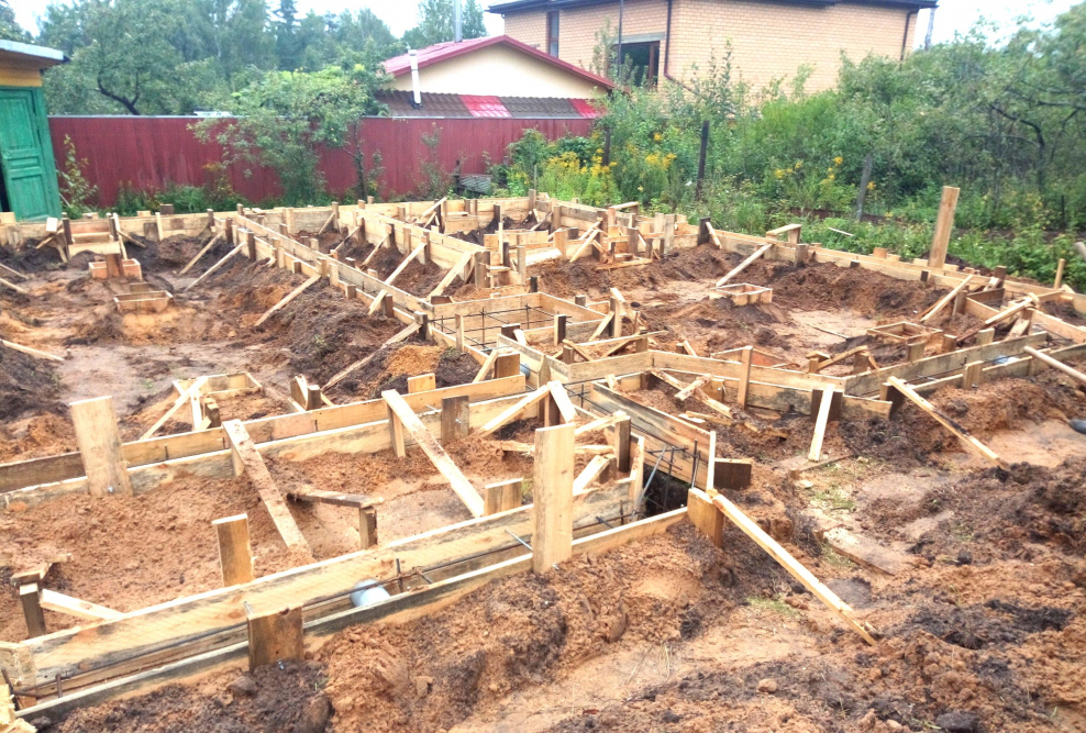 Ленточный фундамент 6 на 12