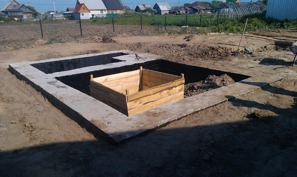 Фундамент под баню 5 на 5