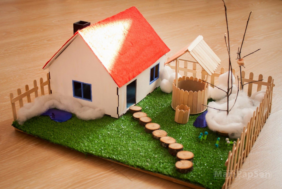 Поделка домик