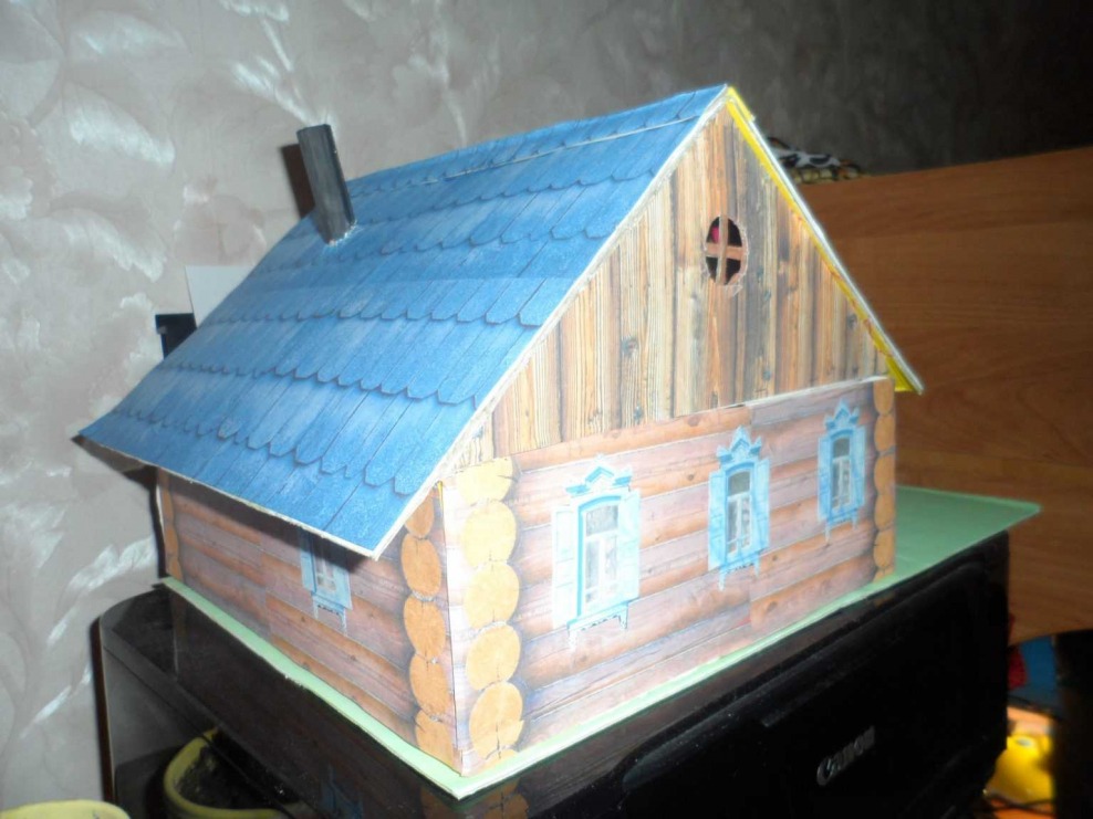 Поделка деревенский домик