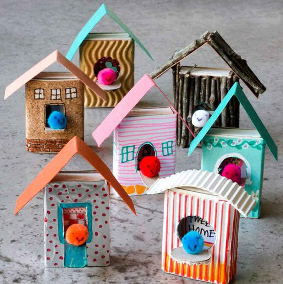 Поделки из печеных коробов