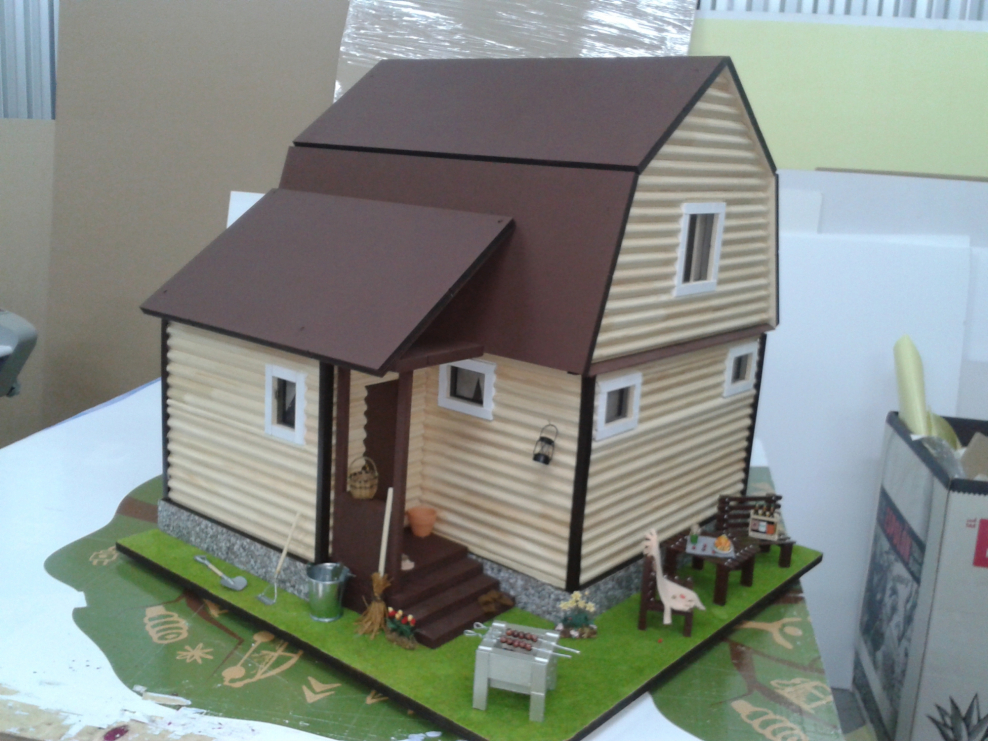 Макетные домики