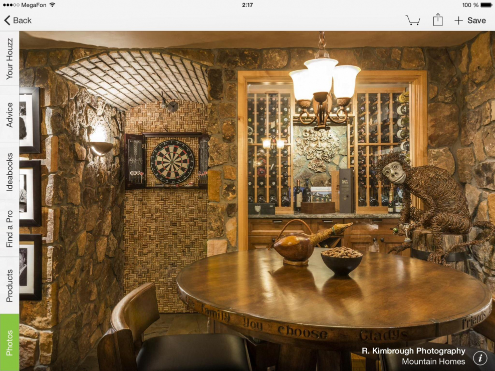 Интерьер ресторанов с камнем