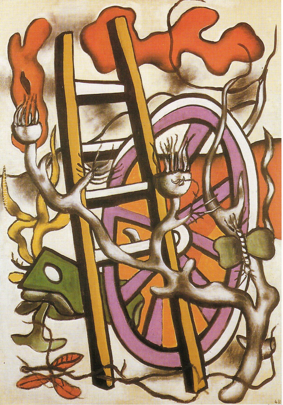 Фернан Леже бабочки