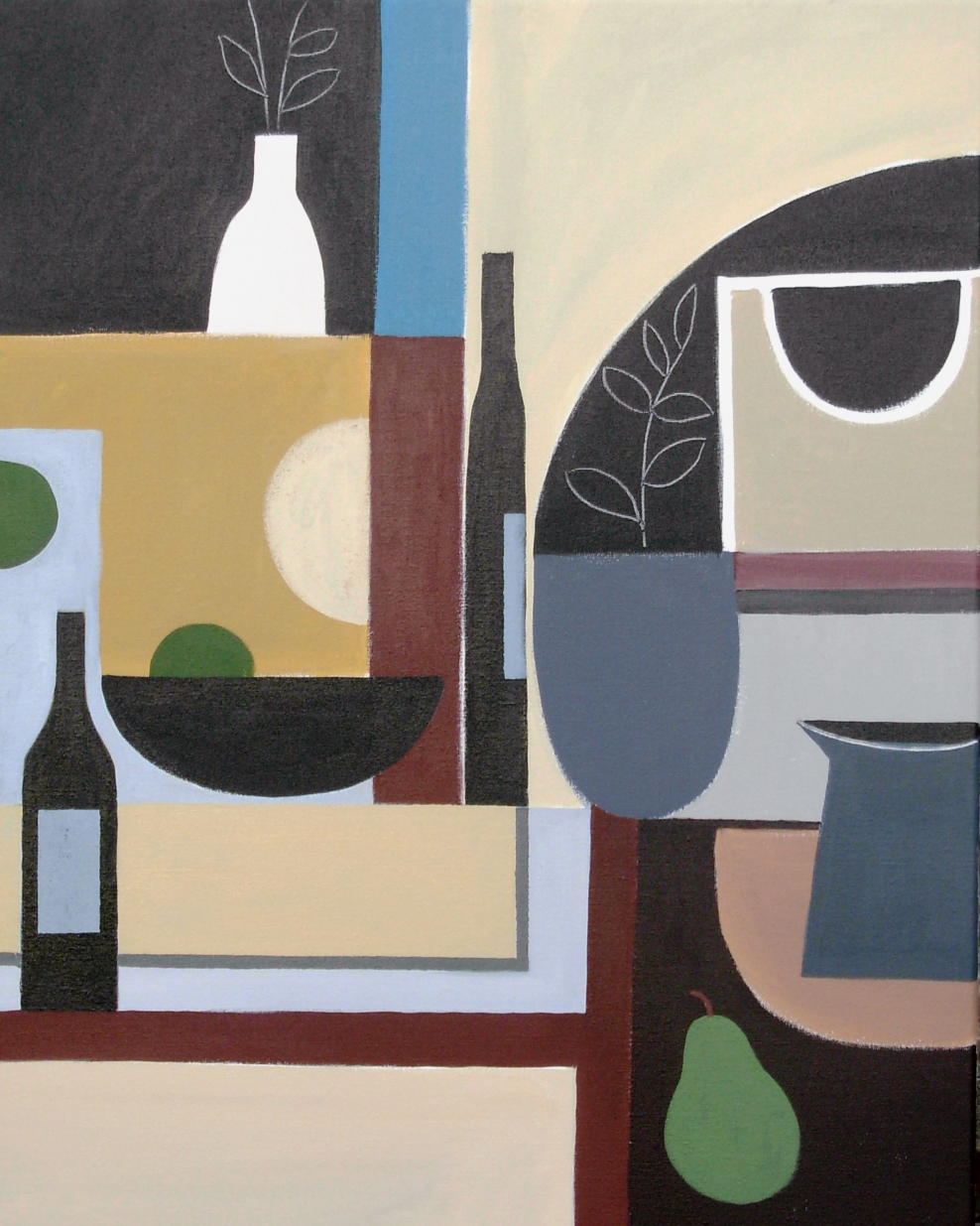 Натюрморт в стиле конструктивизм