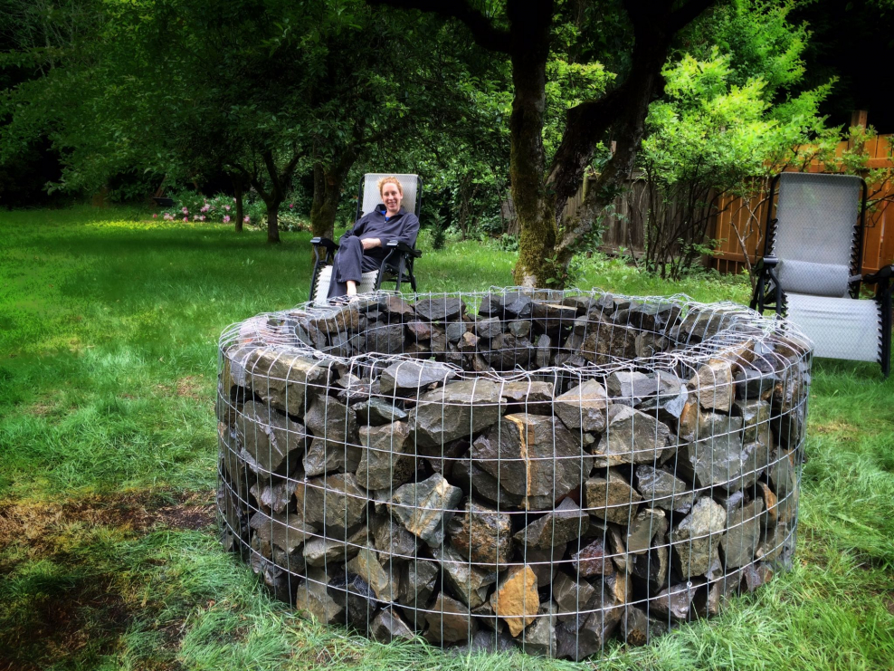 Очаг габион