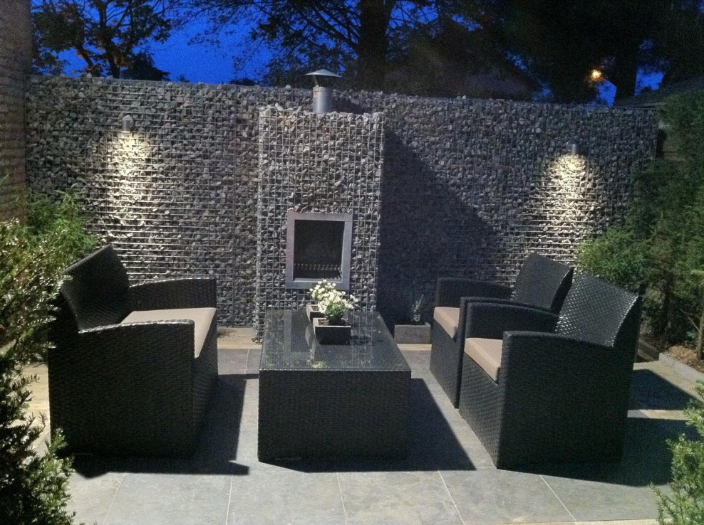 Габион камин