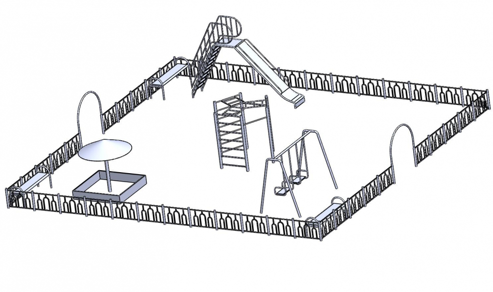 Схемы детских площадок