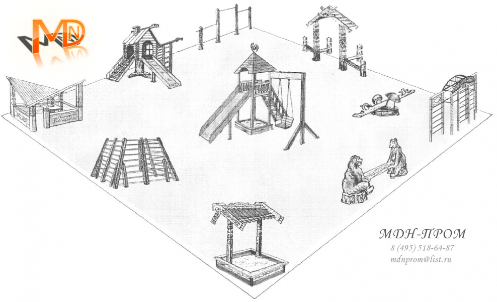 Эскиз детской площадки