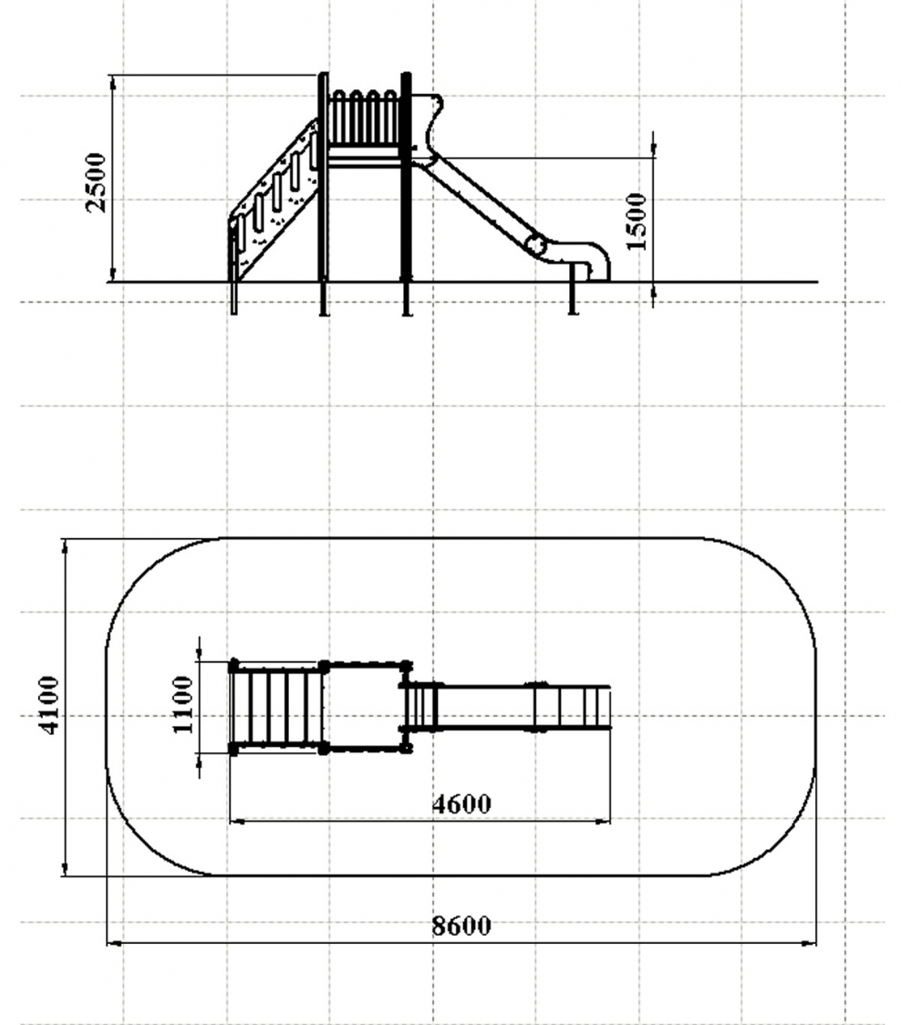Дио 5.013 — горка н=1500мм вес