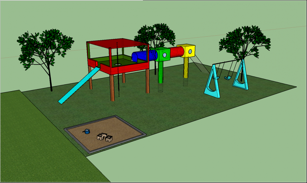 Детская площадка Эскизный проект