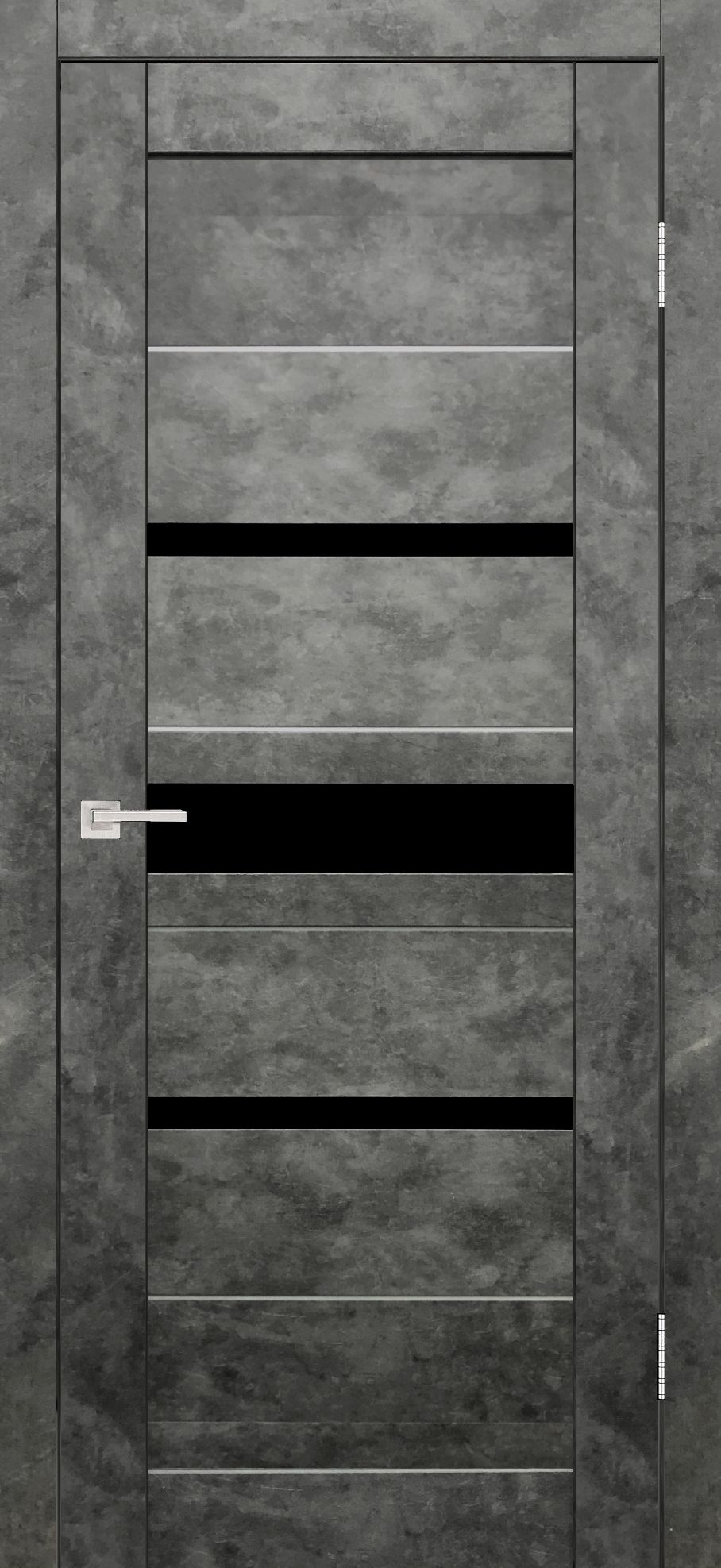 Дверь джаз бетон графит