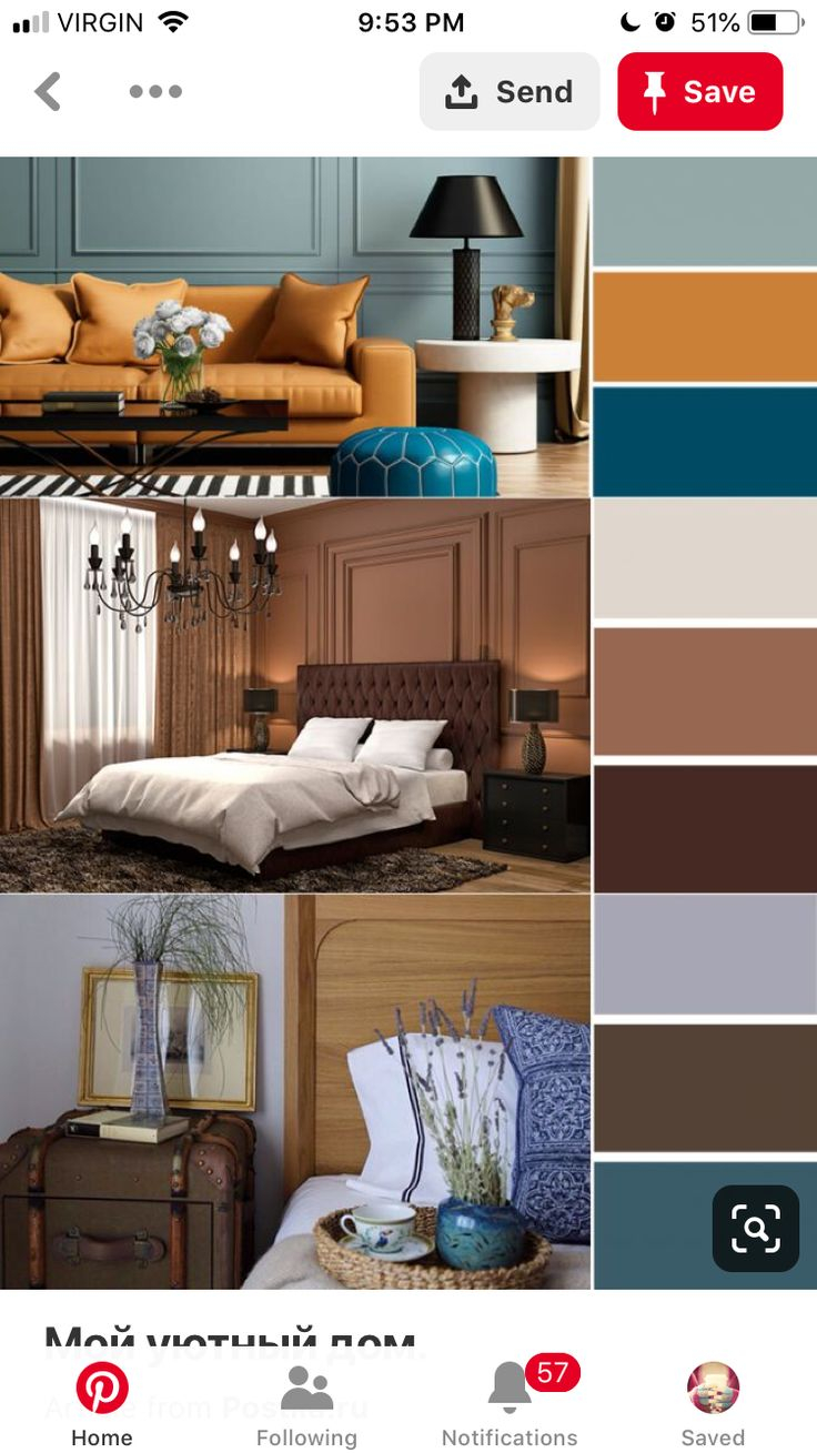 Сочетание цветов в интерьере кухни