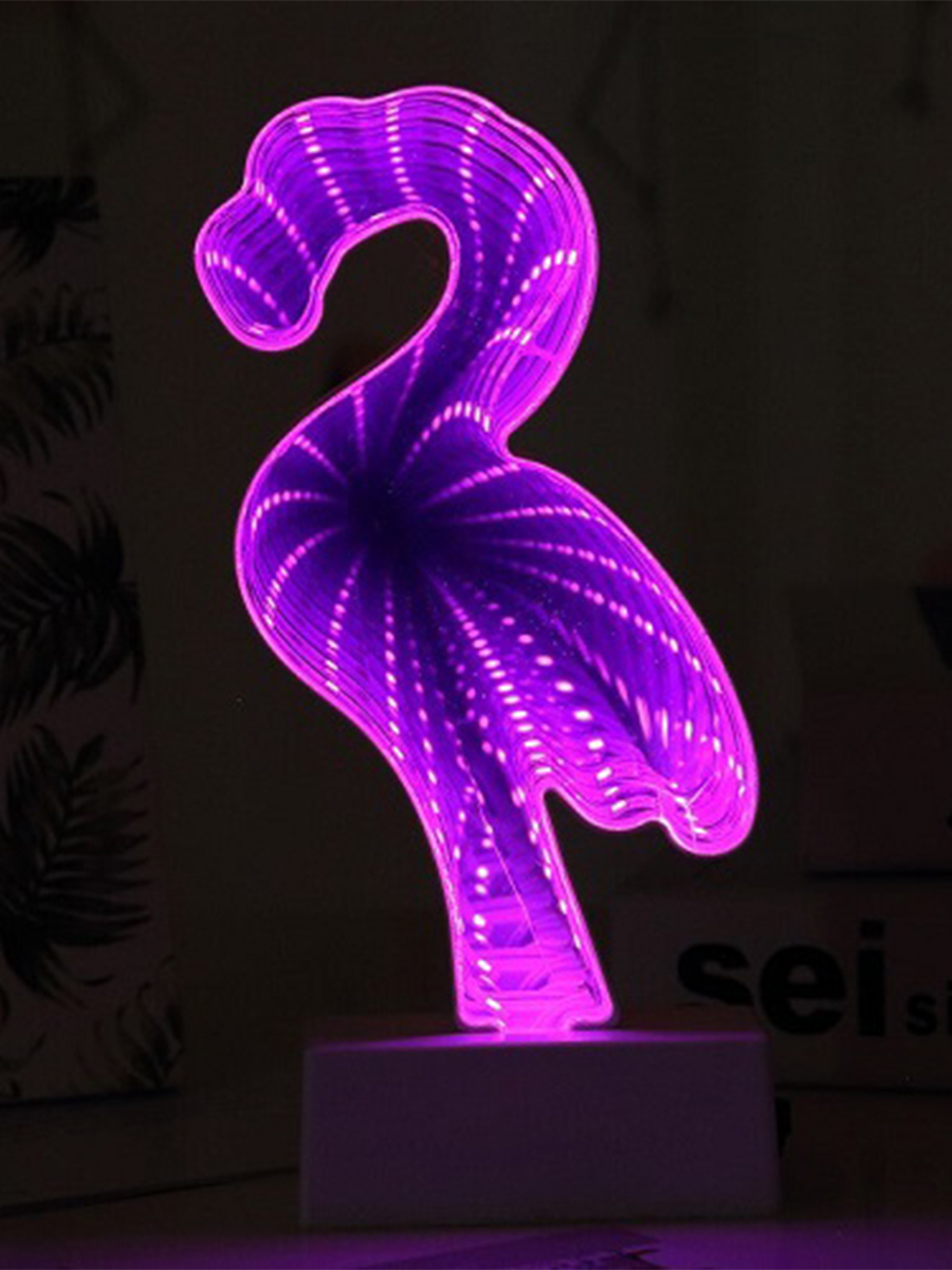 Ночник старт Neon Фламинго