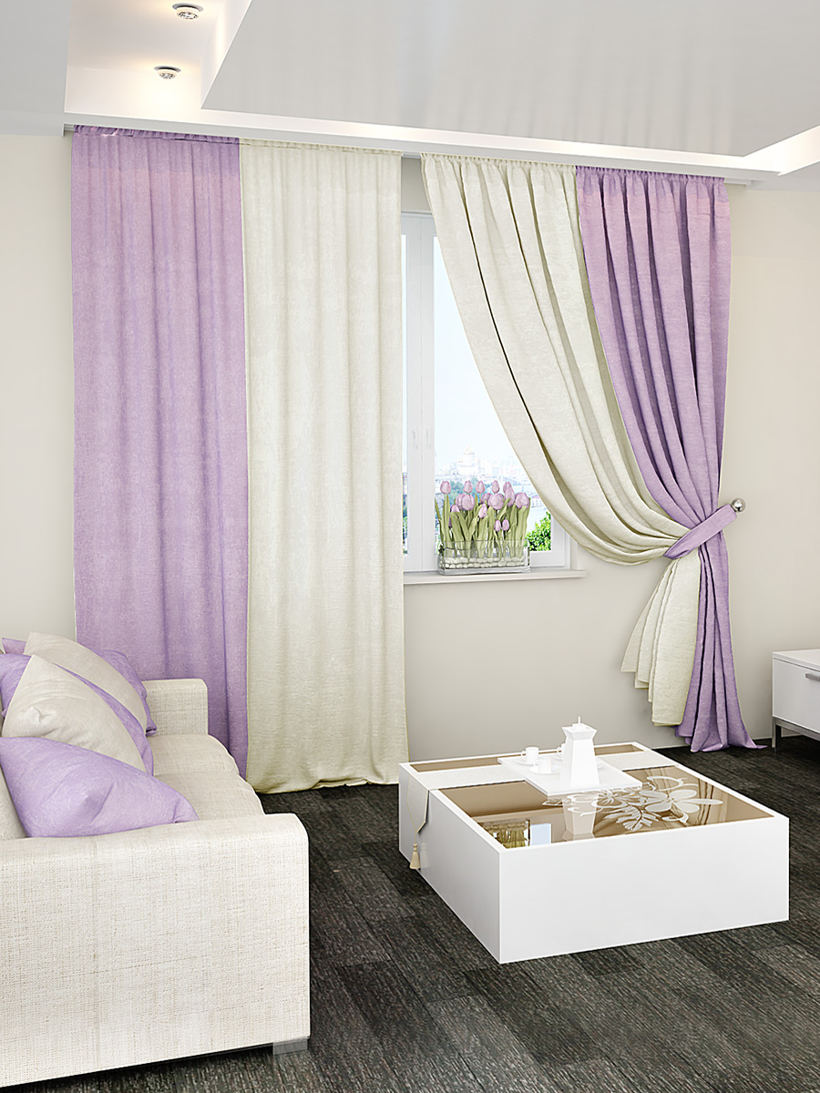 Юнона-Люкс бирюза арт.14044 к-т штор