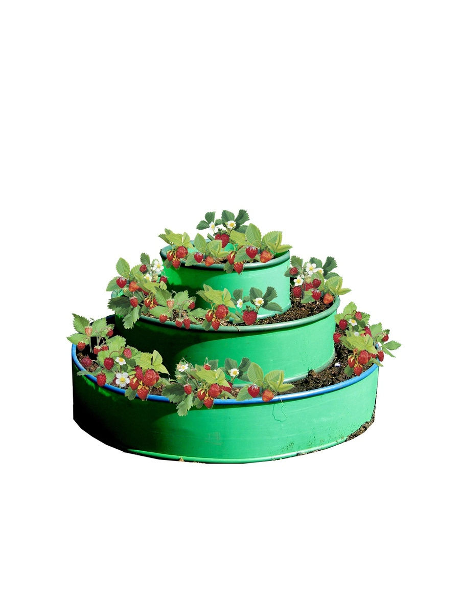 Грядка ГАРДЕНПЛАСТ 3 яруса 35х25х35см