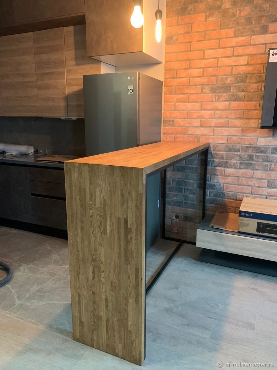 Барная стойка в стиле лофт