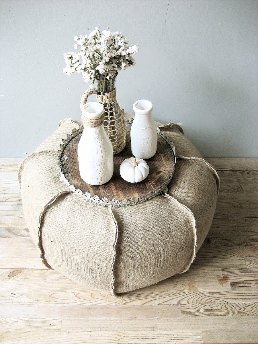 Мешковина в интерьере