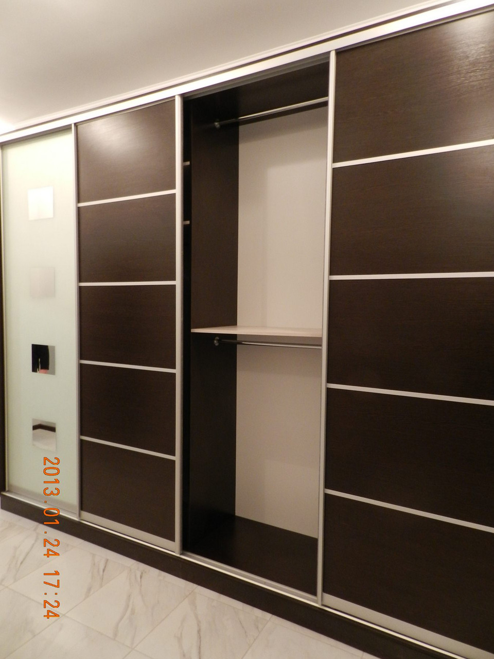 Шкаф купе профиль венге Комби