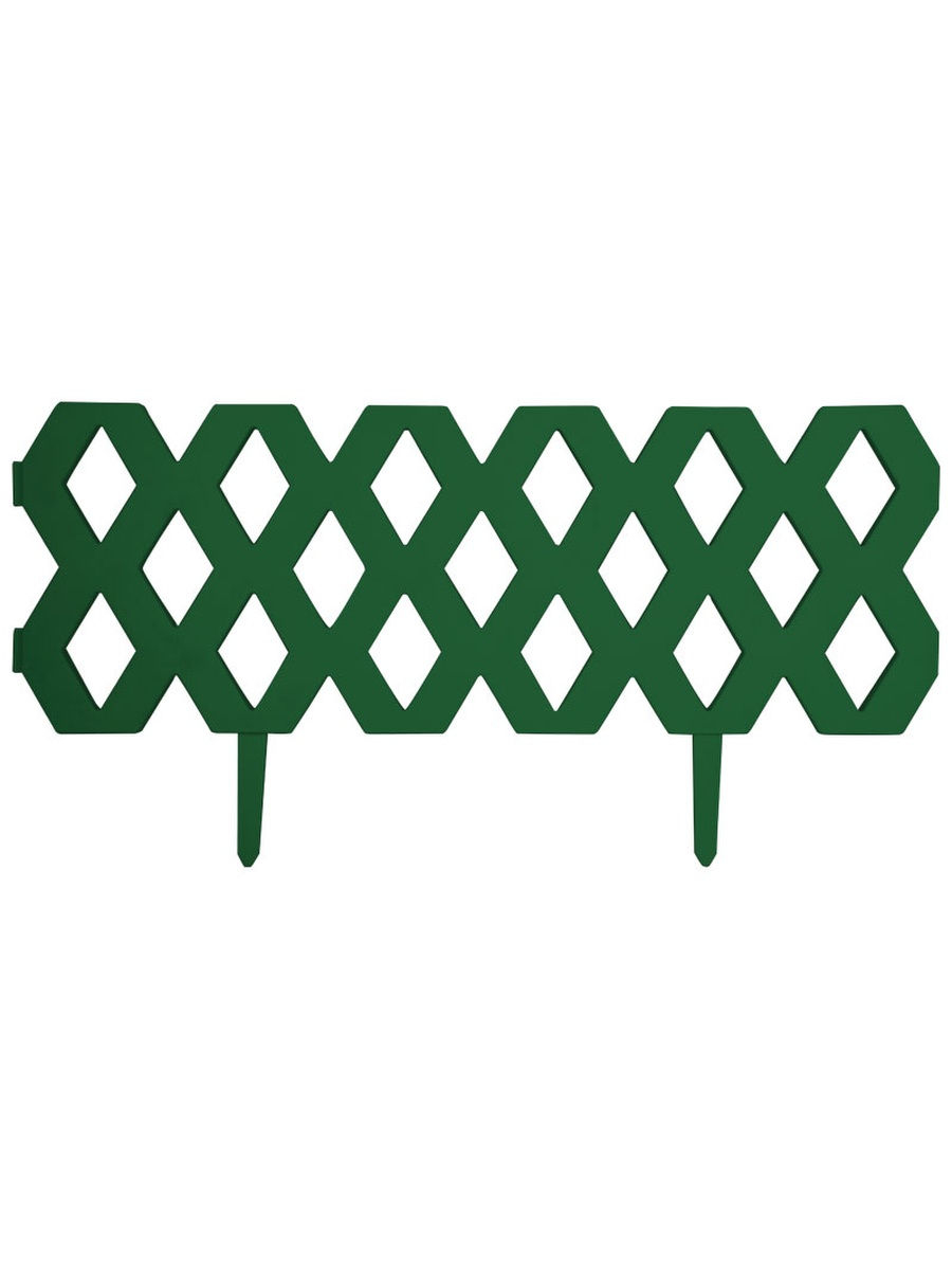 Забор ромб декоративный l=1,2м, h=31см (2шт по 22*60см и 4 ножки)