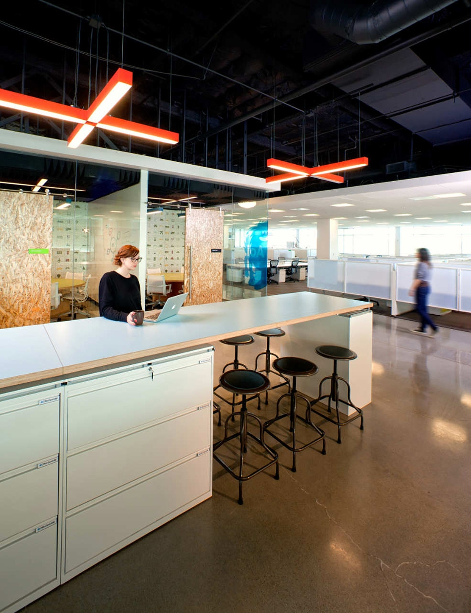 Американский офис интерьер