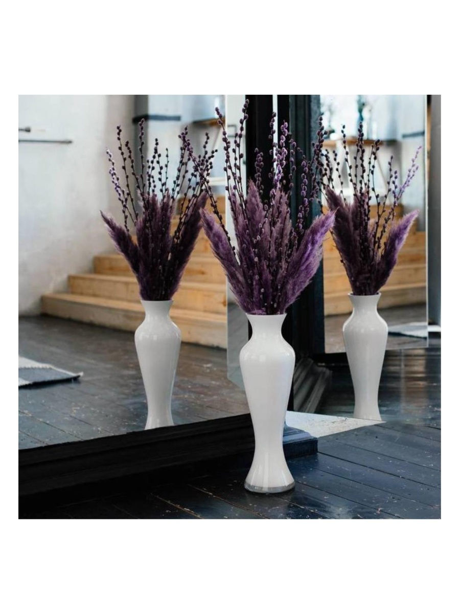 Напольные вазы с сухоцветами