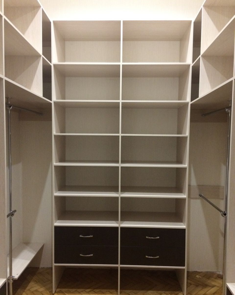 Гардеробная из кладовки