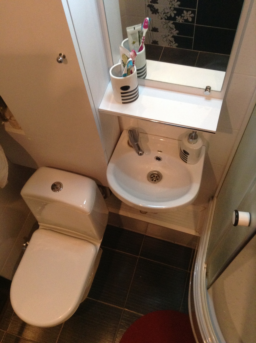 Малогабаритный совмещенный санузел