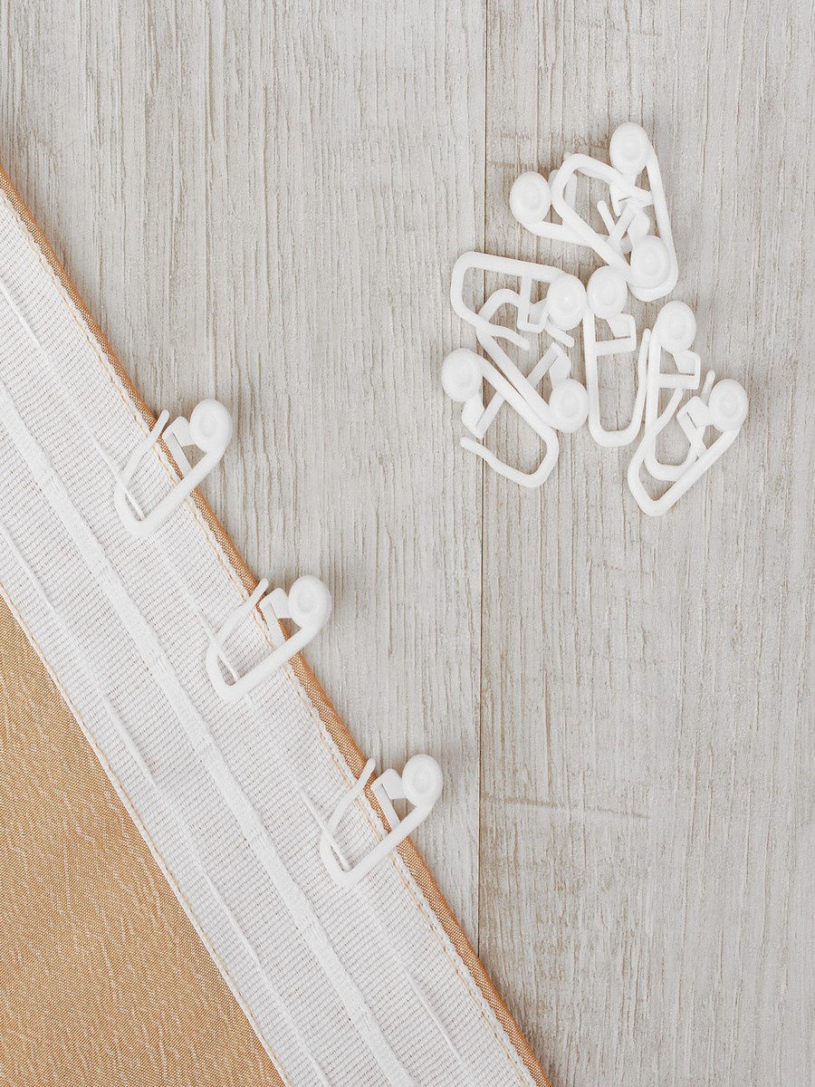 Крючок для штор роликовый 25х10мм