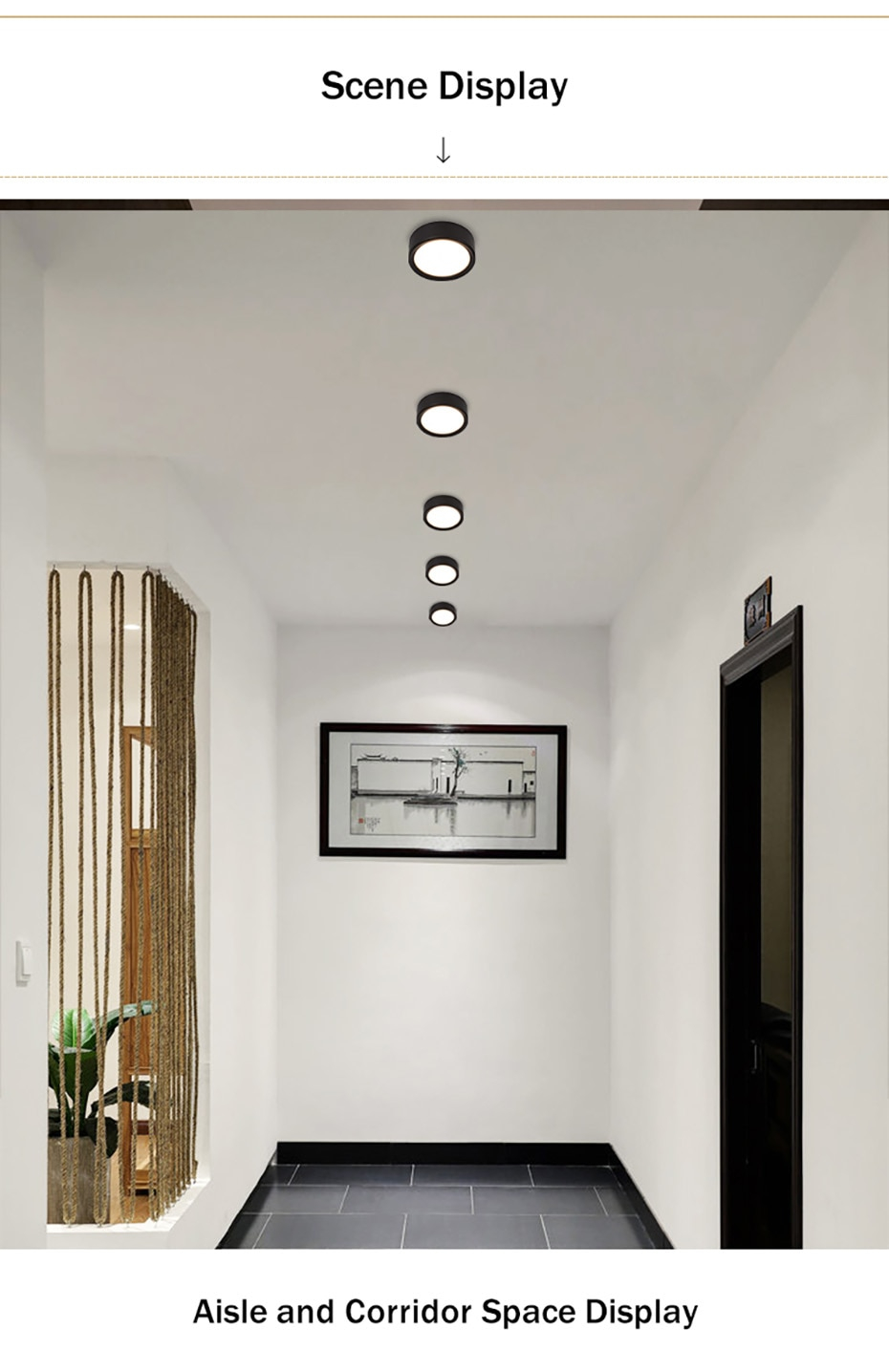 Точечные светильники в интерьере