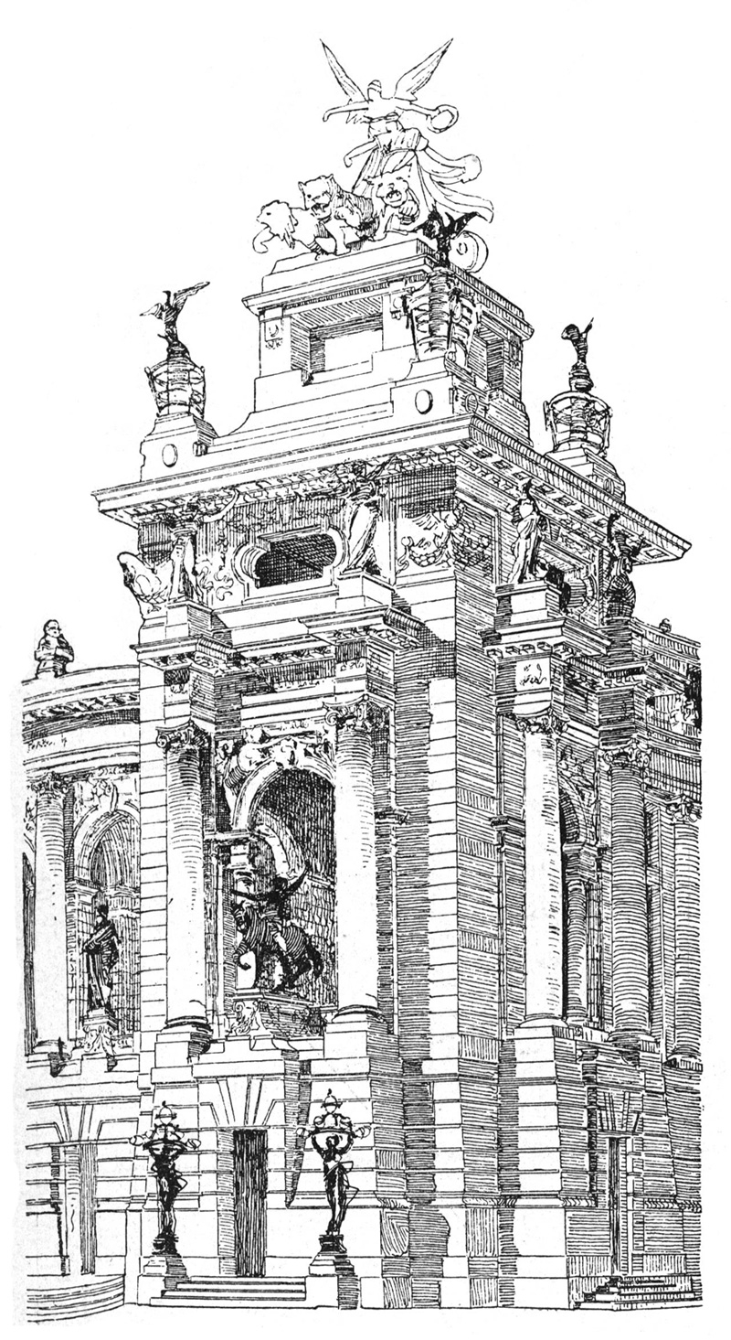 Архитектура классицизма зарисовки