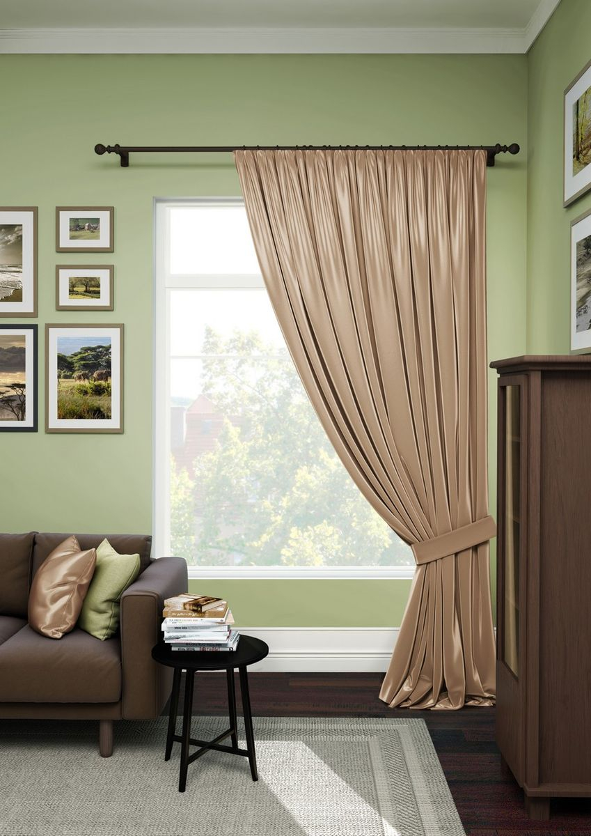 Шторы Kauffort горчичные