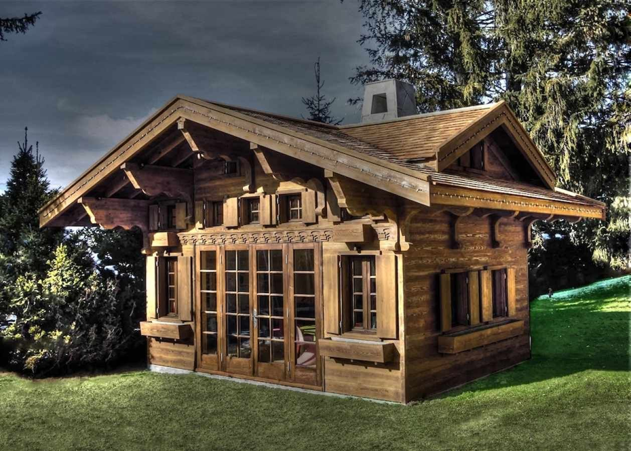 Деревянный дом хаус