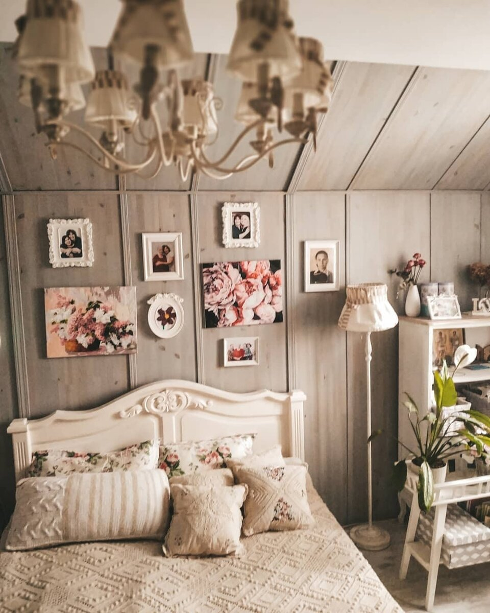 Маленькая спальня в прованском стиле