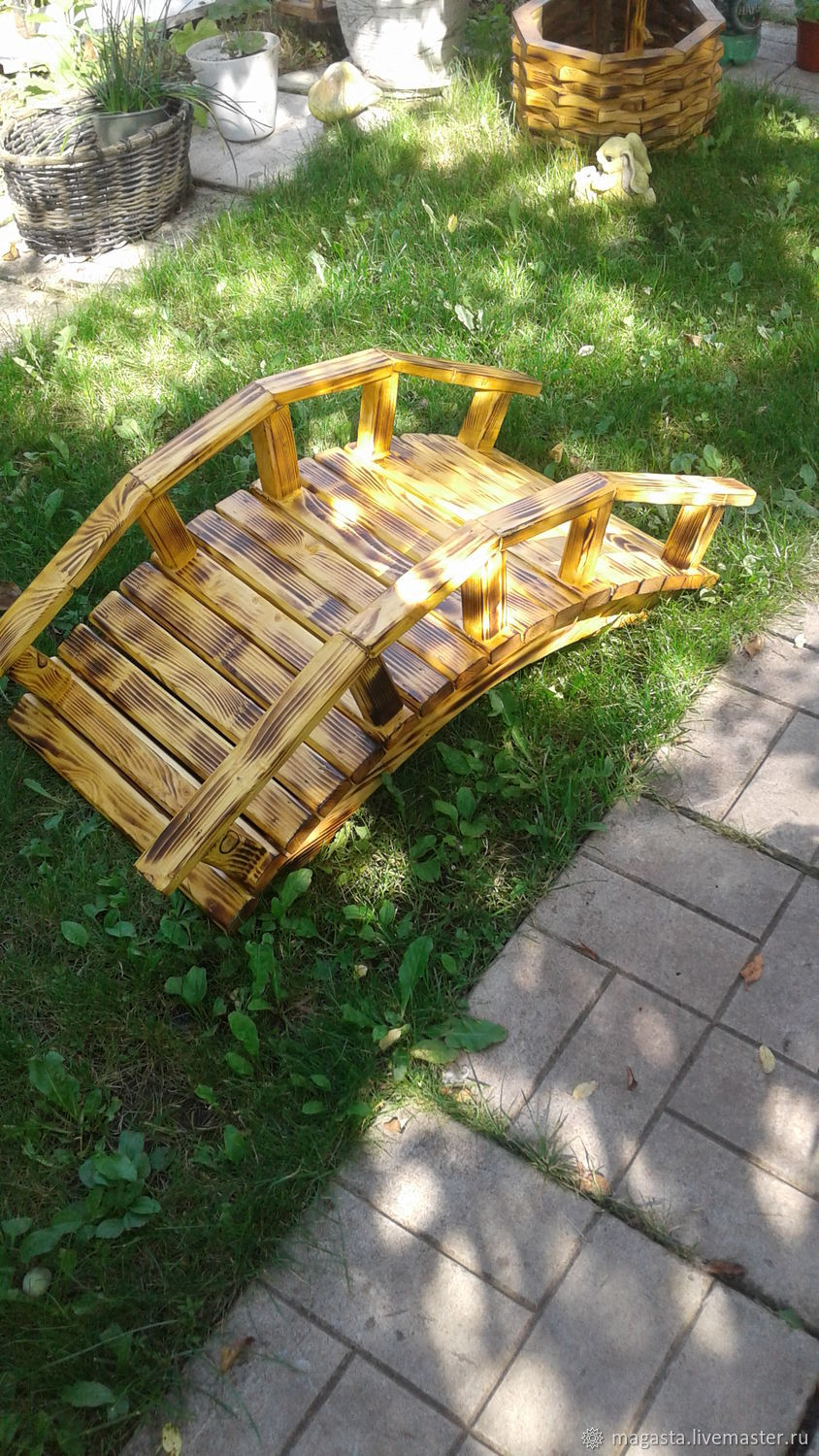 Декоративный мостик для сада