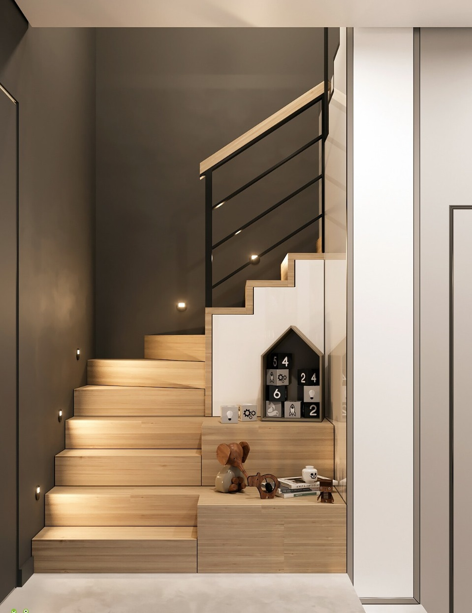 Двухуровневая лестница