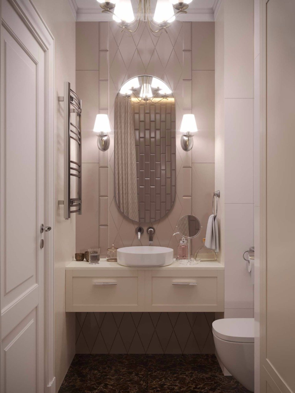 Ванна в стиле Неоклассика 3кв м