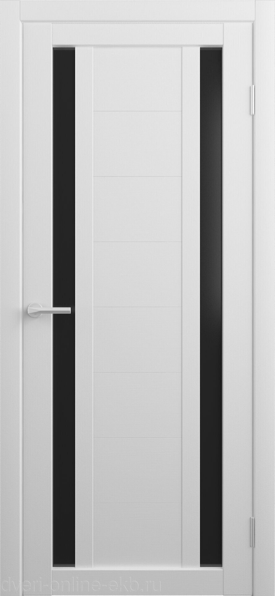 Двери Дубрава Сибирь экошпон белый глянец