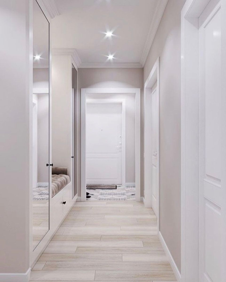 Светлая прихожая интерьер