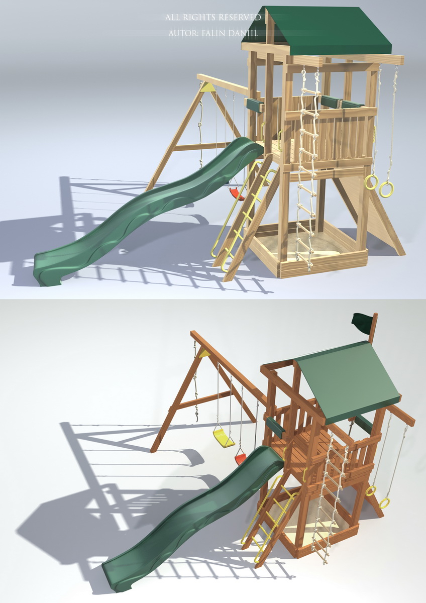 Элементы детской игровой площадки