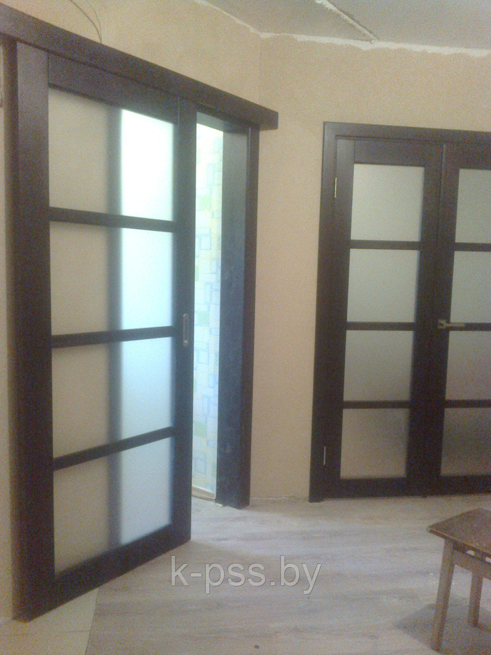 Раздвижные двери в большой проем