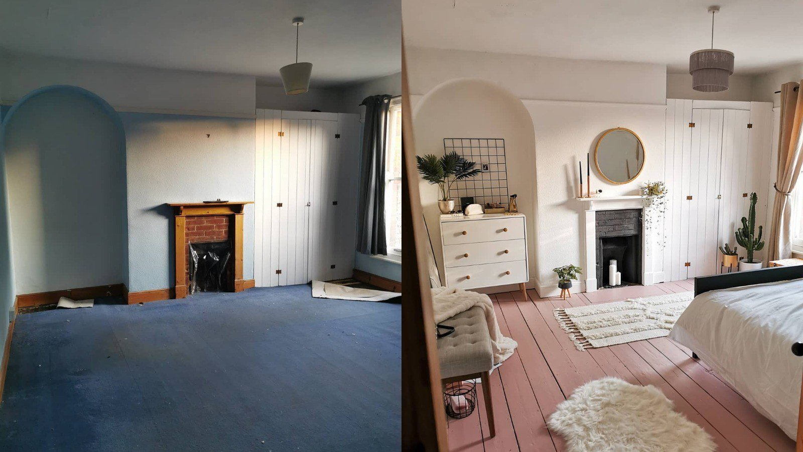 Комната до и после