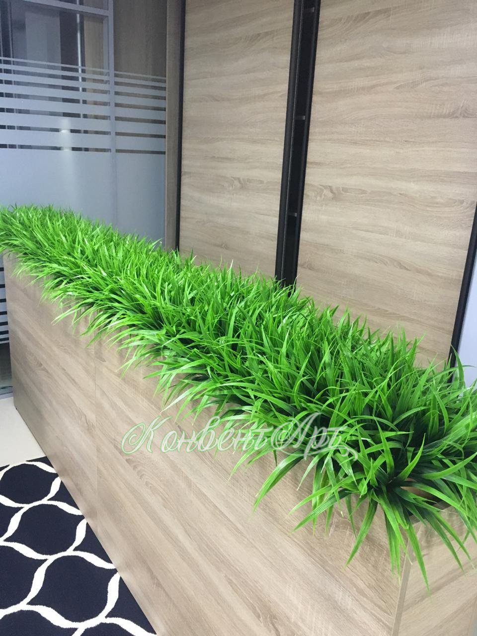Искусственная трава Осока в модуле